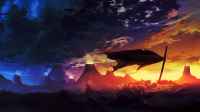 

Akhuratha Anime scenery-definition-high-images Wall Poster Paper Print(12 inch X 18 inch, Rolled)