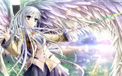 

Akhuratha Anime angel Wall Poster Paper Print(12 inch X 18 inch, Rolled)