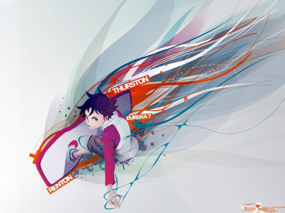 

Akhuratha Anime eureka-seven-thurston-renton Wall Poster Paper Print(12 inch X 18 inch, Rolled)