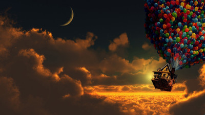 

Wall Poster /up-pixar-animation-studios-skies-clouds Paper Print(12 inch X 18 inch, Rolled)