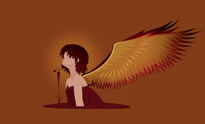 

Akhuratha Anime wanime-angel Wall Poster Paper Print(12 inch X 18 inch, Rolled)