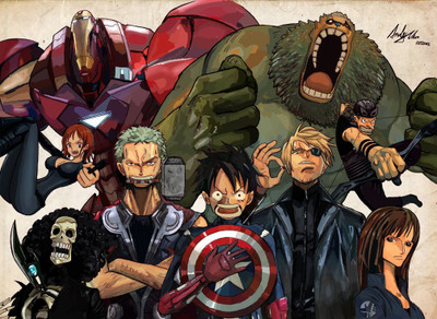 

Akhuratha Anime avengers-brook-one-piece-franky-one-piece-monkey-d-luffy-nami-one-piece-nico-robin-one-piece-roronoa-zoro-sanji-one-piece-tony-tony-chopper Wall Poster Paper Print(12 inch X 18 inch, Rolled)