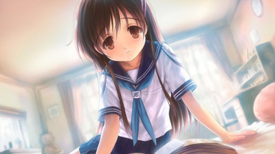

Akhuratha Anime acute-female-book-reading-ss Wall Poster Paper Print(12 inch X 18 inch, Rolled)
