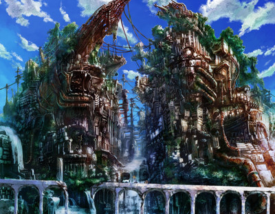 

Akhuratha Anime wcity Wall Poster Paper Print(12 inch X 18 inch, Rolled)
