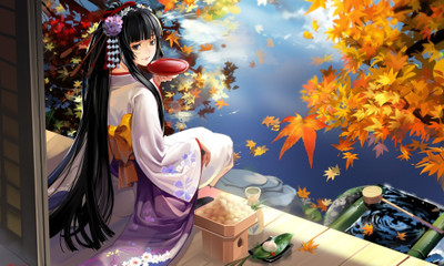 

Akhuratha Anime autumn-scenery Wall Poster Paper Print(12 inch X 18 inch, Rolled)