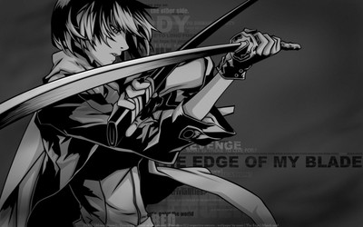 

Akhuratha Anime sword-blacks Wall Poster Paper Print(12 inch X 18 inch, Rolled)