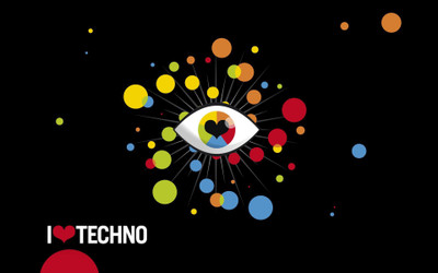 

loves-techno-freeihearttechno- Wall Poster Paper Print(12 inch X 18 inch, Rolled)