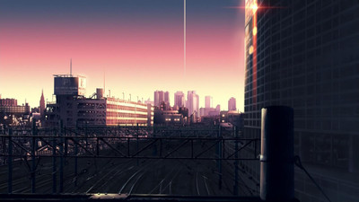 

Akhuratha Anime acityscapes-tracks-railroad-sunsetss Wall Poster Paper Print(12 inch X 18 inch, Rolled)