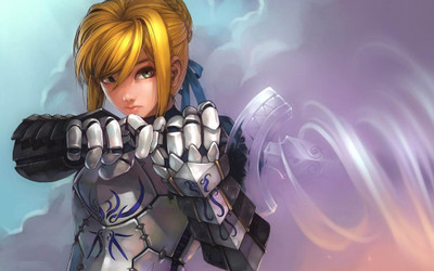 

Akhuratha Anime anime-fate-series-saber Wall Poster Paper Print(12 inch X 18 inch, Rolled)