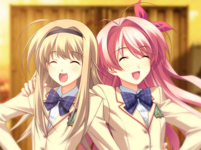

Akhuratha Anime chaoshead-school-uniforms-sakihata-rimi-nishijou-nanami Wall Poster Paper Print(12 inch X 18 inch, Rolled)