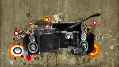 

speakers-sound-music-acoustics-speaker-choppers-microphone- Wall Poster Paper Print(12 inch X 18 inch, Rolled)