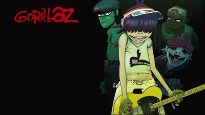

music-videos-gorillaz-gorillaznxe-actual Wall Poster Paper Print(12 inch X 18 inch, Rolled)