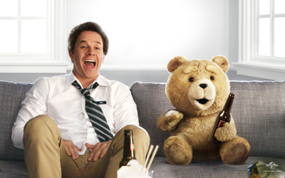 

Aabhaas film-mark-wahlberg-movies-ted Wall Poster Paper Print(12 inch X 18 inch, Rolled)