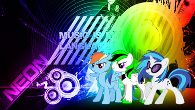 

Akhuratha music-neonthepegasus-original Wall Poster Paper Print(12 inch X 18 inch, Rolled)