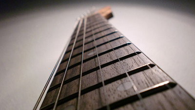 

guitars-music-depth-of-field Wall Poster Paper Print(12 inch X 18 inch, Rolled)