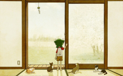 

Akhuratha Anime anime-yotsubato Wall Poster Paper Print(12 inch X 18 inch, Rolled)