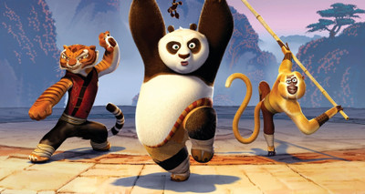 

Akhuratha wkung-fu-panda-movie Wall Poster Paper Print(12 inch X 18 inch, Rolled)