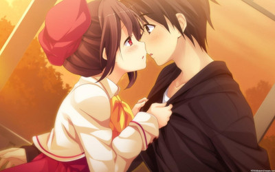 

Akhuratha Anime couple-images-love Wall Poster Paper Print(12 inch X 18 inch, Rolled)