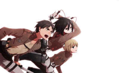 

Akhuratha Anime shingeki-no-kyojin-eren-jeager-mikasa-ackerman-armin-arlert Wall Poster Paper Print(12 inch X 18 inch, Rolled)