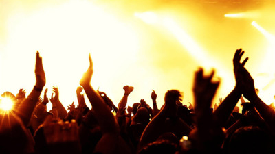 

theme-music-air-concert-hands Wall Poster Paper Print(12 inch X 18 inch, Rolled)