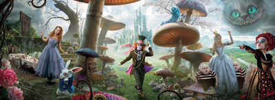 

Akhuratha walice-in-wonderland-movie Wall Poster Paper Print(12 inch X 18 inch, Rolled)