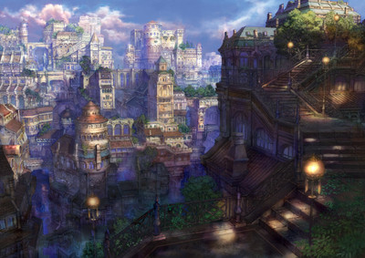Akhuratha Anime anime-architecture-japanese-japan Wall Poster Paper Print(12 inch X 18 inch, Rolled)