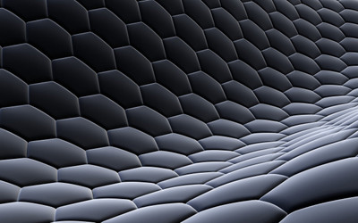 

Akhuratha ss-cool-hexagonal-wave-music-amazing-black-picture-creative-graphics-designs Wall Poster Paper Print(12 inch X 18 inch, Rolled)