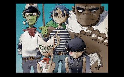 

monitor-gorillazs-screen-other-music- Wall Poster Paper Print(12 inch X 18 inch, Rolled)