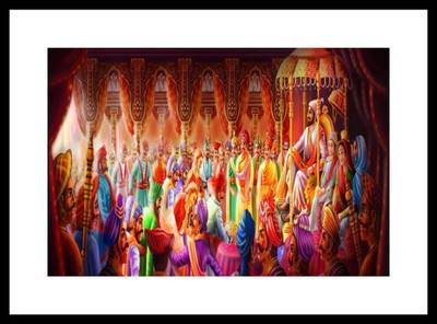 

Aabhaas Shivaji Wall Poster Fine Art Print(12 inch X 18 inch, Rolled)