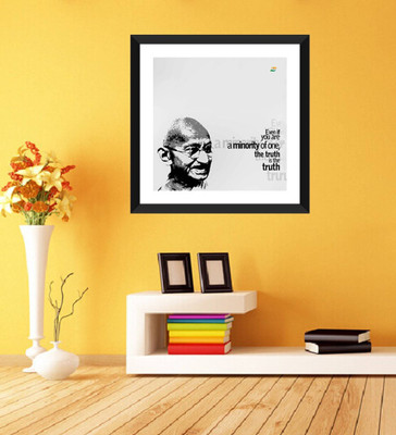 

Aabhaas Mahatma Gandhi Wall Poster Fine Art Print(12 inch X 18 inch, Rolled)