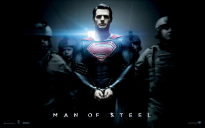 

Aabhaas -man-steel-movie-official Wall Poster Paper Print(12 inch X 18 inch, Rolled)