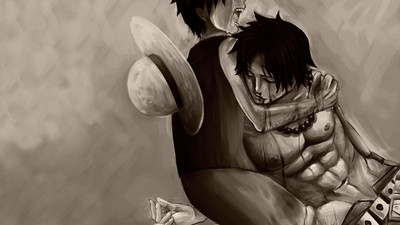 Akhuratha Anime piece-luffy-death Wall Poster Paper Print(12 inch X 18 inch, Rolled)