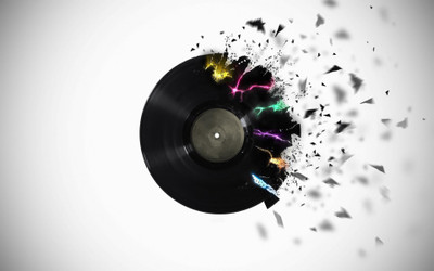 

music-record-photos Wall Poster Paper Print(12 inch X 18 inch, Rolled)