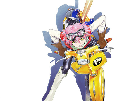 

Akhuratha Anime anime-flcl-haruhara-haruko Wall Poster Paper Print(12 inch X 18 inch, Rolled)