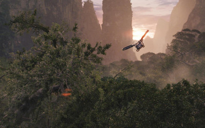 

Akhuratha -helicopter-avatar-movie-pandora-flying- Wall Poster Paper Print(12 inch X 18 inch, Rolled)