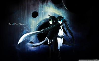 

Akhuratha Anime rock-shooter-black-cool Wall Poster Paper Print(12 inch X 18 inch, Rolled)