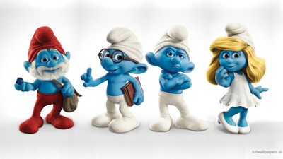 

Aabhaas -smurfs-movie- Wall Poster Paper Print(12 inch X 18 inch, Rolled)
