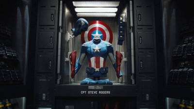 

Akhuratha america-captain-movie-avengers-rogers-costume-steve-original-images Wall Poster Paper Print(12 inch X 18 inch, Rolled)