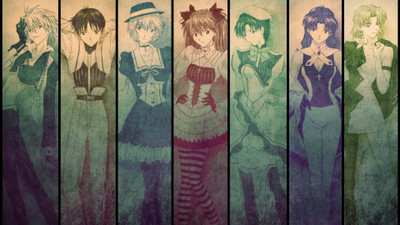 

Akhuratha Anime neon-genesis-evangelion-shinji-ikari-ayanami-rei-asuka-langley-soryu Wall Poster Paper Print(12 inch X 18 inch, Rolled)