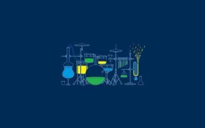 

science-music-guitars Wall Poster Paper Print(12 inch X 18 inch, Rolled)