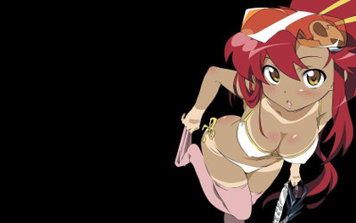 

Akhuratha Anime tengen-toppa-gurren-lagann-littner-yoko Wall Poster Paper Print(12 inch X 18 inch, Rolled)