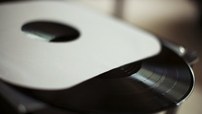 

macro-music-image-plates-vinyl Wall Poster Paper Print(12 inch X 18 inch, Rolled)