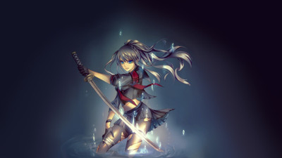 

Akhuratha Anime sword Wall Poster Paper Print(12 inch X 18 inch, Rolled)
