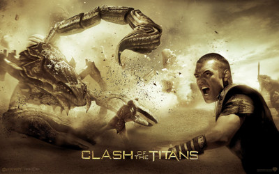 

Akhuratha -screen-clash-titans-movies-monitor-other-images Wall Poster Paper Print(12 inch X 18 inch, Rolled)