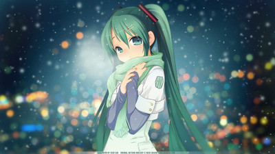 

Akhuratha Anime scarf-christmas-hair-eyes-twintails-vocaloid-hatsune Wall Poster Paper Print(12 inch X 18 inch, Rolled)