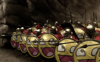 

Aabhaas -300movie-awesome-face Wall Poster Paper Print(12 inch X 18 inch, Rolled)