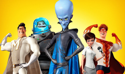 

Aabhaas megamind-movie0 Wall Poster Paper Print(12 inch X 18 inch, Rolled)