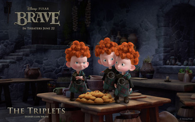 

Akhuratha triplets-animation-movie-brave-animated- Wall Poster Paper Print(12 inch X 18 inch, Rolled)