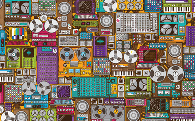 

-casette-player-disc-dj-equalizer-jared-nickerson-jthree-concepts-keyboards-laptops-machinery-music-recording-record-player-tape-recorders Wall Poster Paper Print(12 inch X 18 inch, Rolled)
