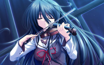 

Akhuratha Anime violin-konachans Wall Poster Paper Print(12 inch X 18 inch, Rolled)